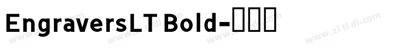 EngraversLT Bold字体转换